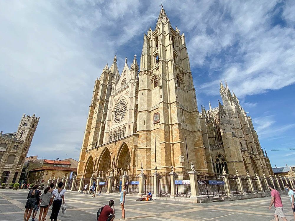 cathedral seen from the square