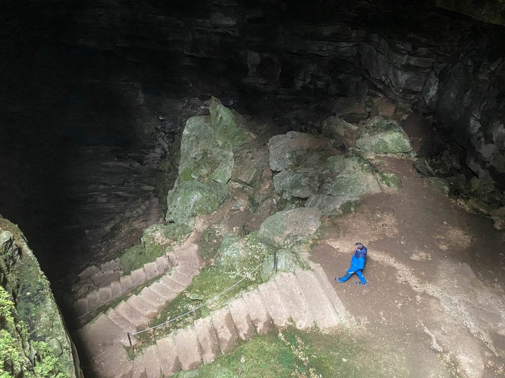 Interior de la cueva