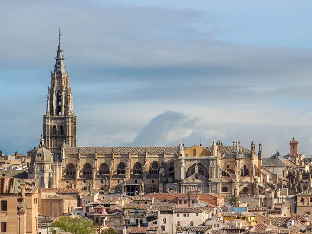 View of Toledo's Cathedral from a viewpoint