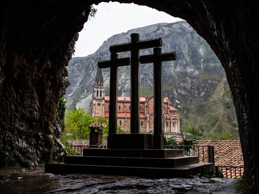 Cave with shrine