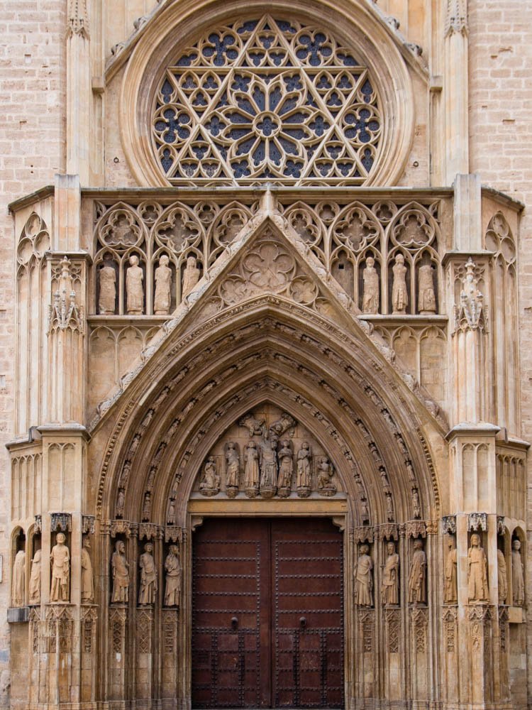 gate of Valencia's Cathedral